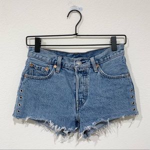 Levi’s 501 Grommet Denim Shorts
